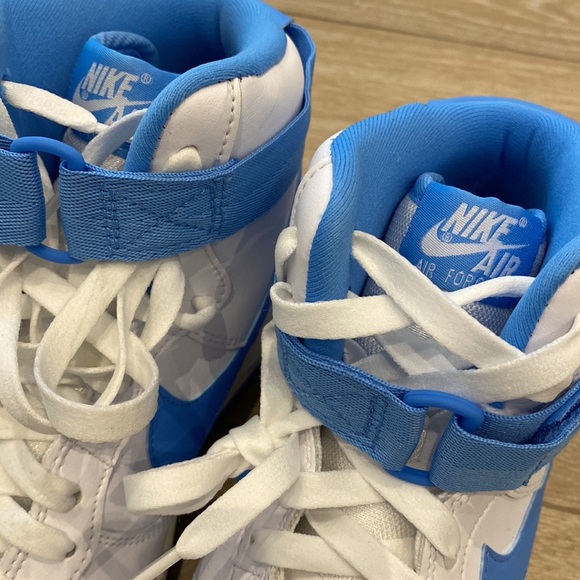 Nike Air Force 1 “university blue” High OG QS, women’s 10.5, NWT - Picture 11 of 13